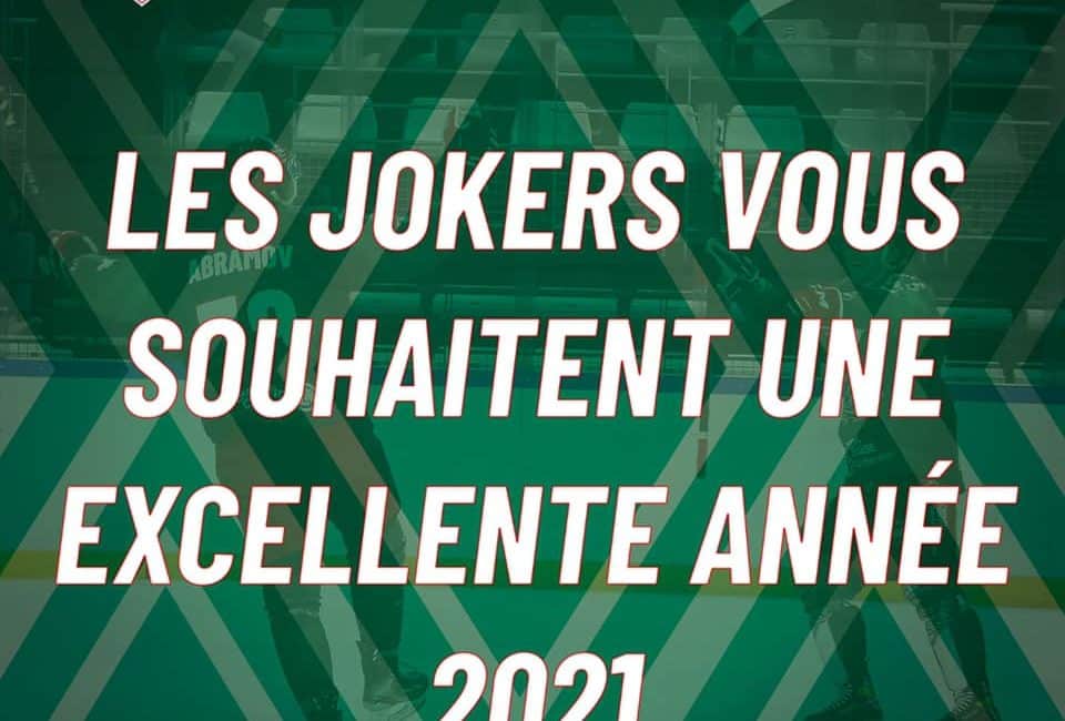 les jokers vous souhaitent une excellente année 2021
